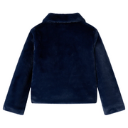 Cappotto per Bambini in Pelliccia Sintetica Blu Marino 92 CFW5949803