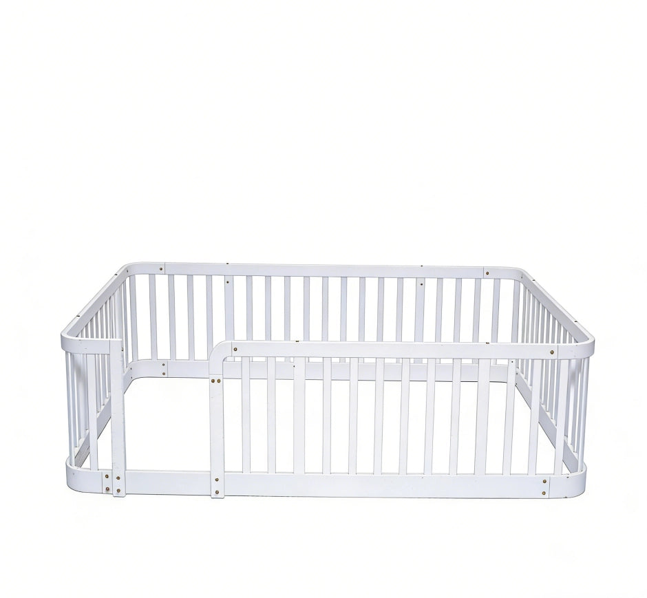 Box modulare per bambini 140x200 cm in legno ingegnerizzato bianco