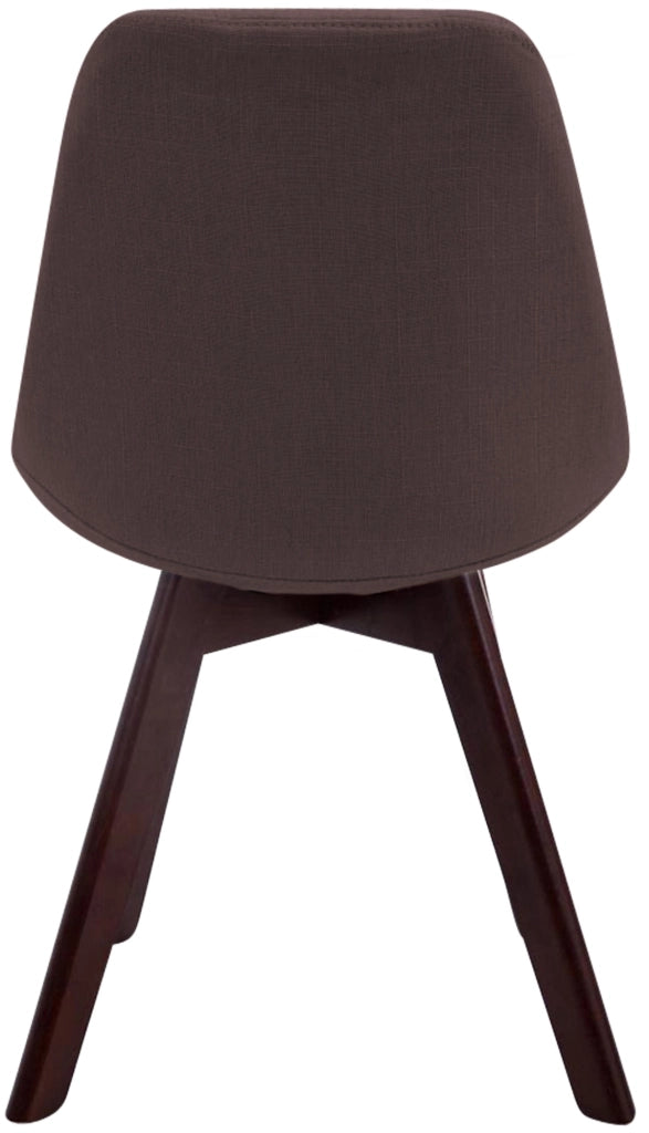 Sedia Borneo Tessuto V2 marrone,noce