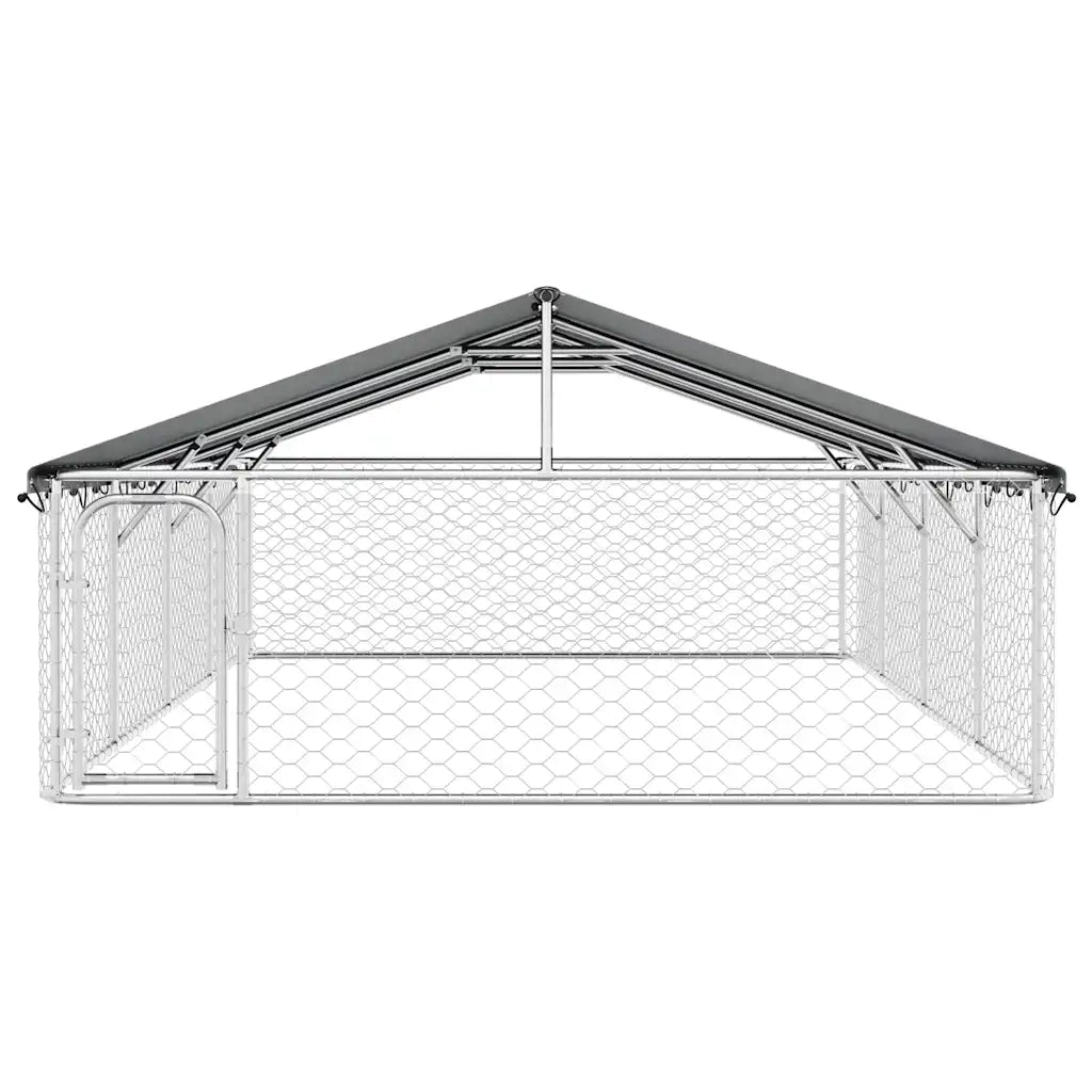 Gabbia per Cani da Esterno con Tetto 600x300x150 cm CFW7372676