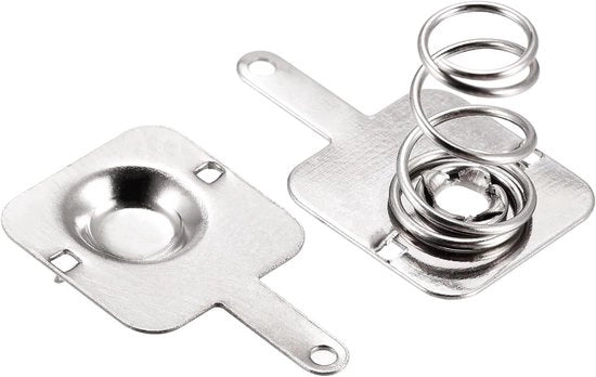 Set di batterie con piatto a molla e contatti AA verniciati 11,28 mm x 11,5 mm