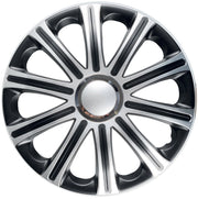 "Borchie Set calotte auto Modena Ner/Grig 16"" in scatola"