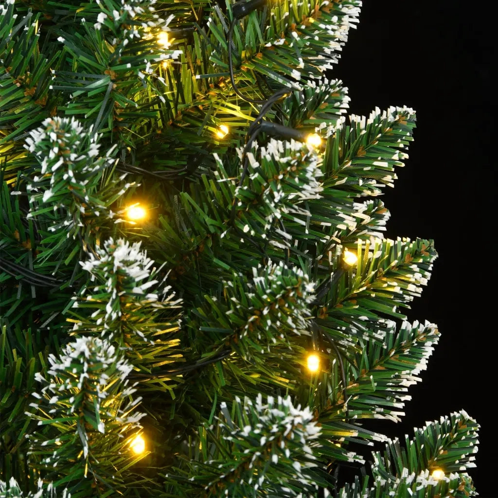 Albero di Natale | Decorazioni natalizie Artificiale Sottile con 300 LED 180 cm