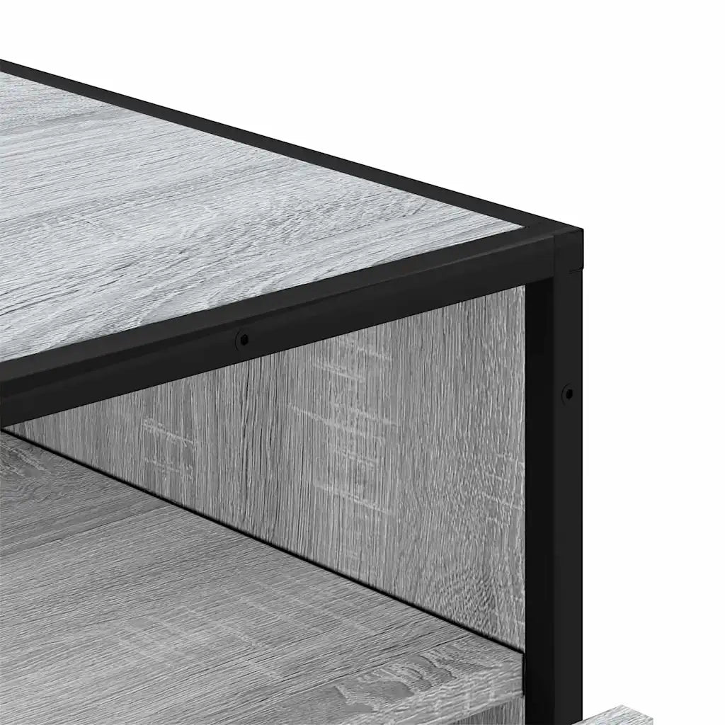 Cassettiera Grigio Sonoma 70x41x70 cm in Legno Multistrato 849087