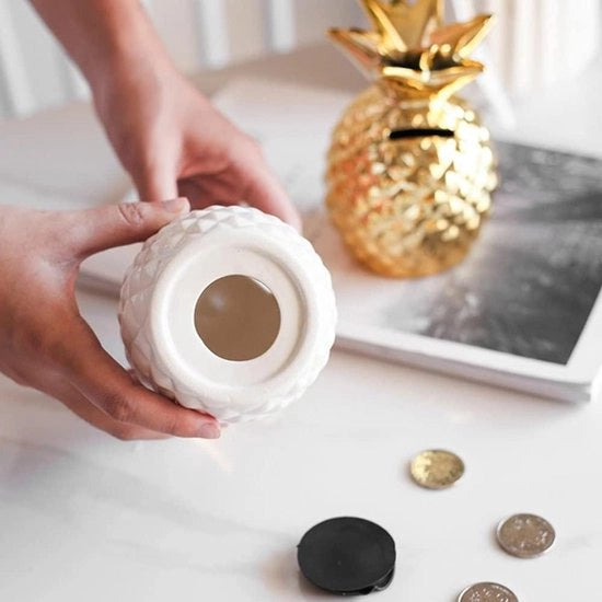 Cassa di risparmio per adulti con decorazione di ananas - Creatore di tesori - Scatole per decorazione di casa - Regalo di compleanno per bambini