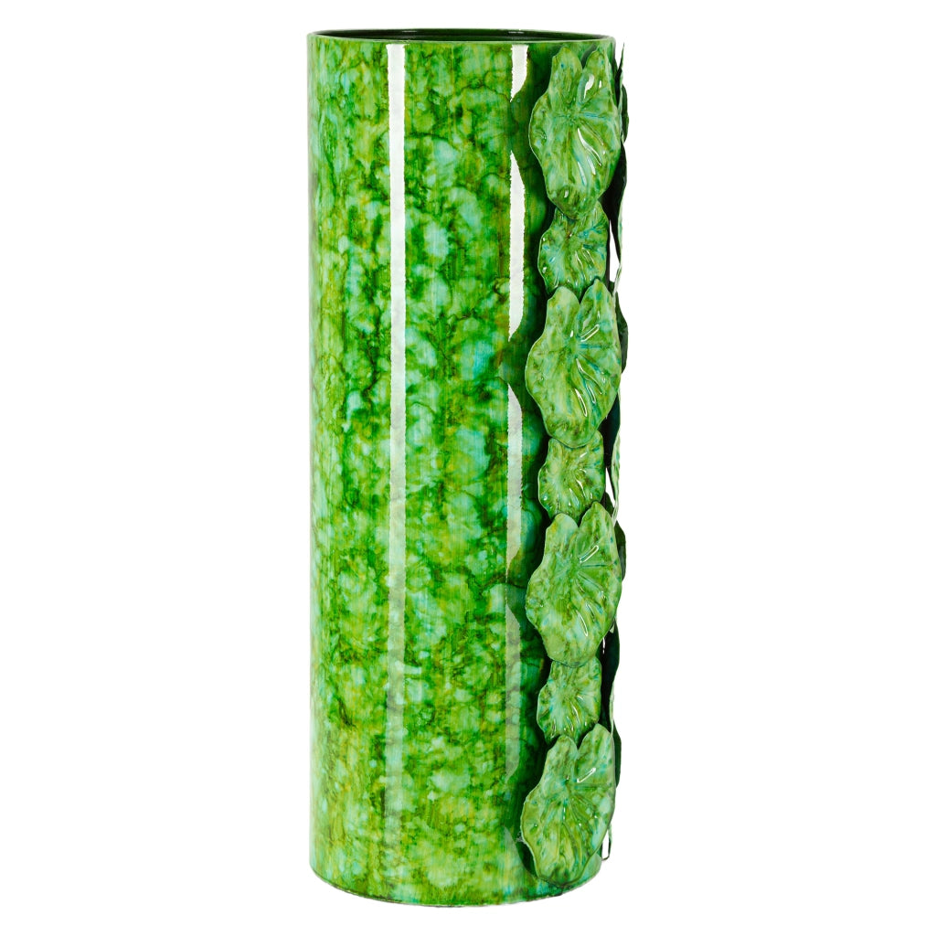 Barri, Vaso Disegni con Foglie, Verde