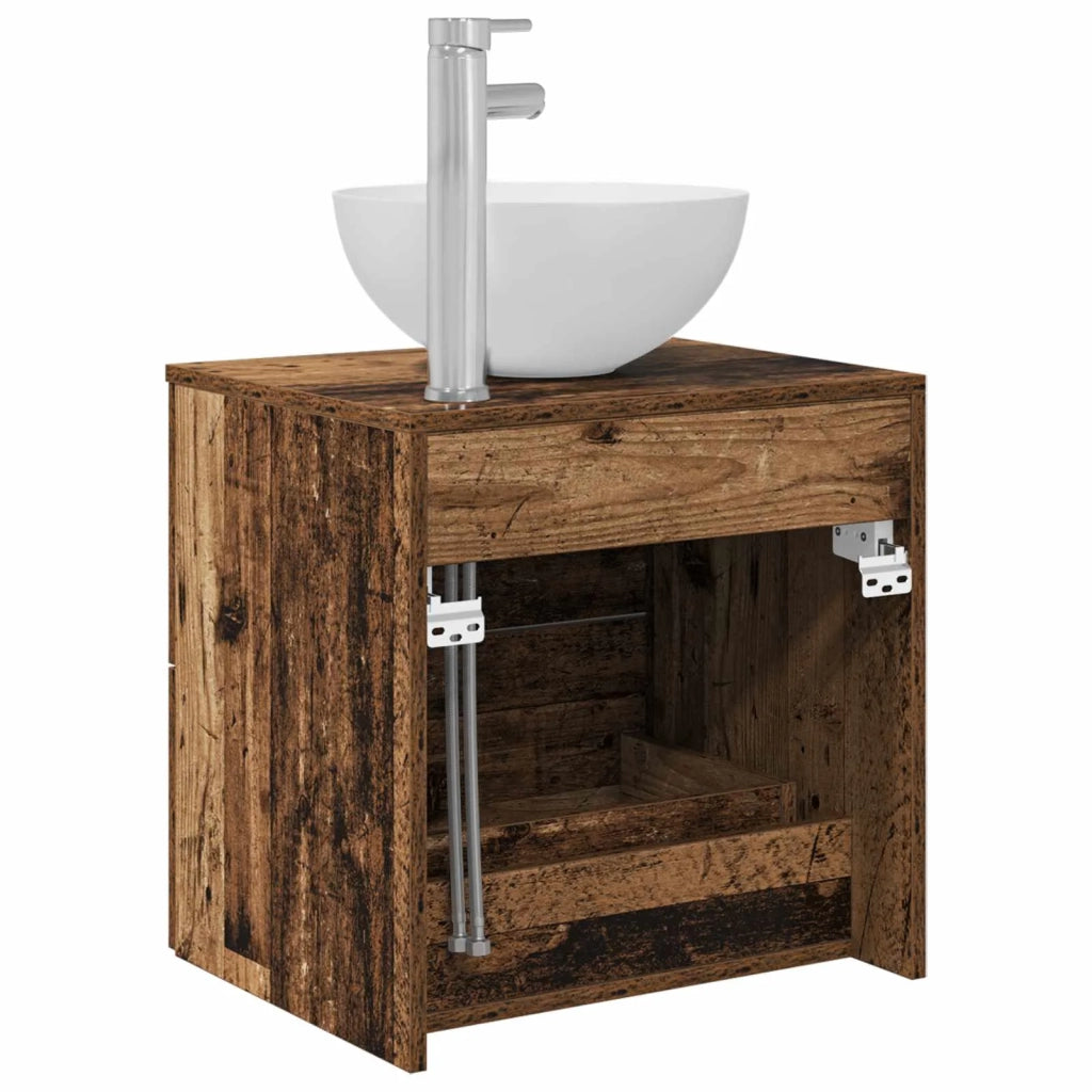 Mobile Lavabo da Parete Legno antico 49,5 x 41 x 64,5 cm