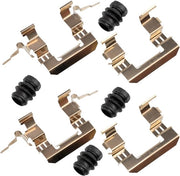 Imbottitura a disco freno - Kit di accessori - Lato di montaggio - Anteriore -Compatibile con Nissan - Pezzo di ricambio - Alta qualità - Funzionalità affidabile - Dischi freno