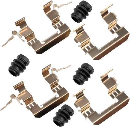 Imbottitura a disco freno - Kit di accessori - Lato di montaggio - Anteriore -Compatibile con Nissan - Pezzo di ricambio - Alta qualità - Funzionalità affidabile - Dischi freno