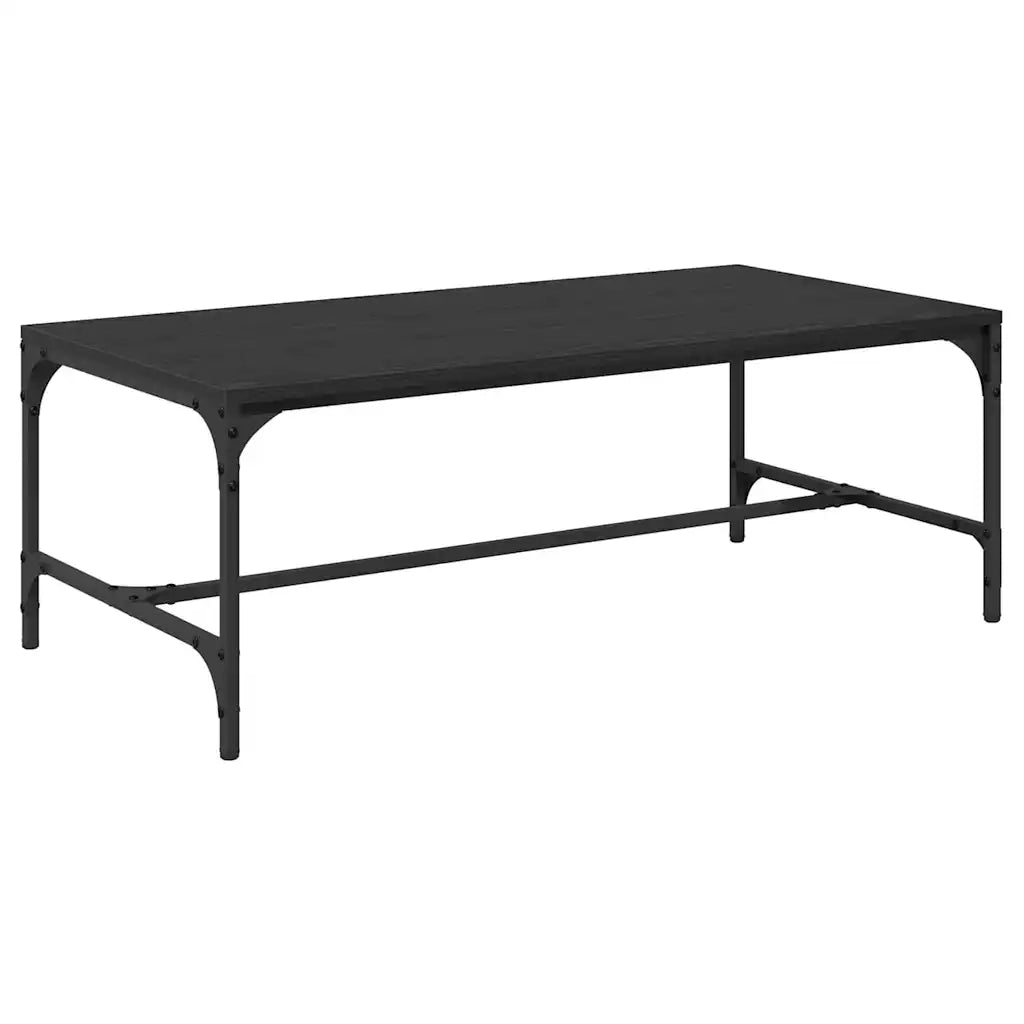 Tavolino da salotto Rovere Nero 100 x 50 x 35 cm