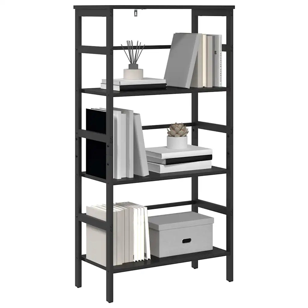 Libreria Rovere Nero 60 x 29,5 x 115 cm Legno multistrato