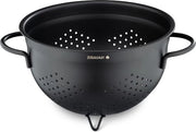 Colapasta in acciaio inossidabile - 48 litri - Con maniglie - Adatto per pasta, spaghetti, verdure e riso - Colapasta nero