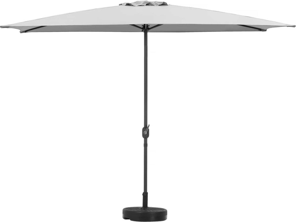 Ombrellone da giardino "Sol 2" - Rettangolo - 2x 3 m - Grigio