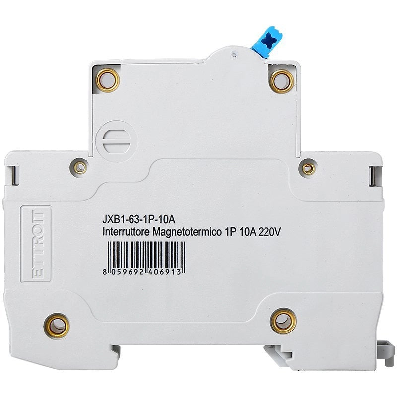 Interruttore Magnetotermico Automatico 1P 10A 6000A 220V Salvavita Stotz Occupa 1 Modulo DIN