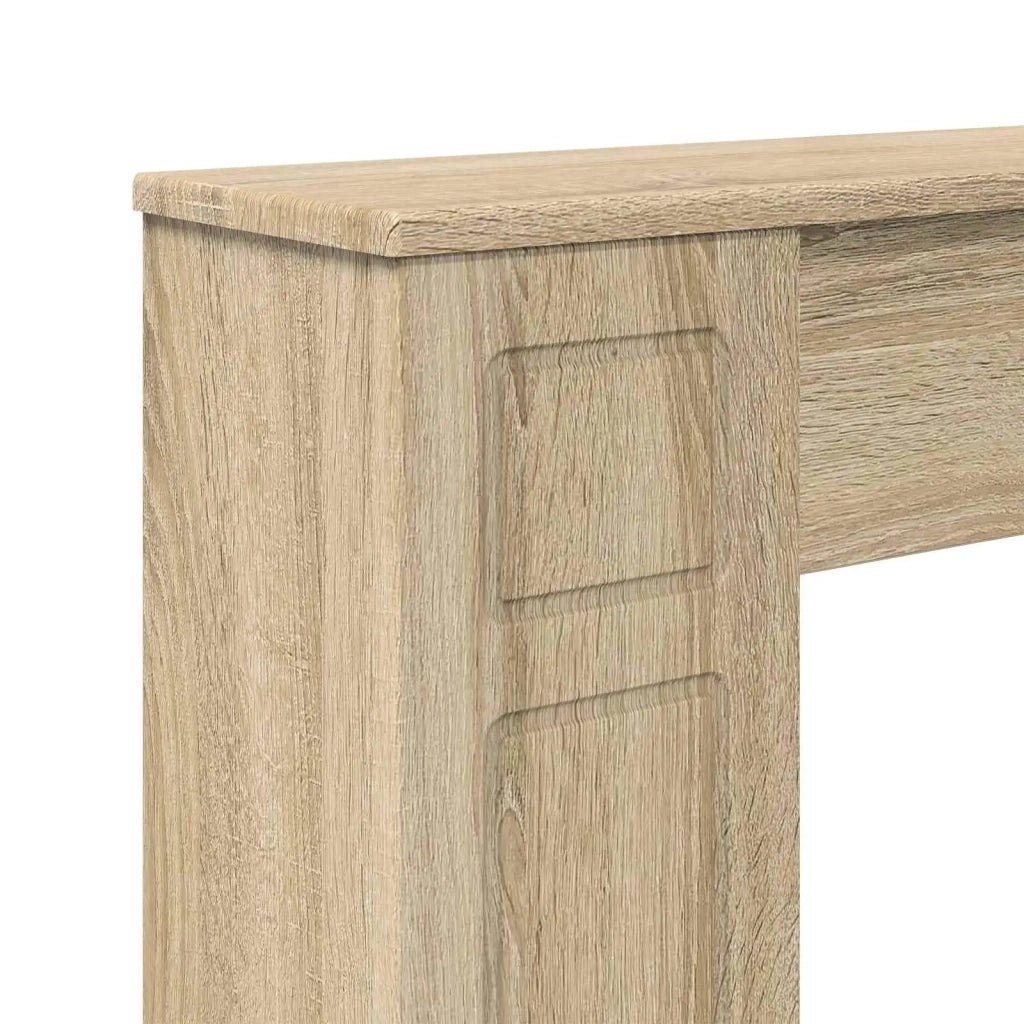 Cornice per camino Rovere Sonoma 100 x 20 x 100 cm 8006617