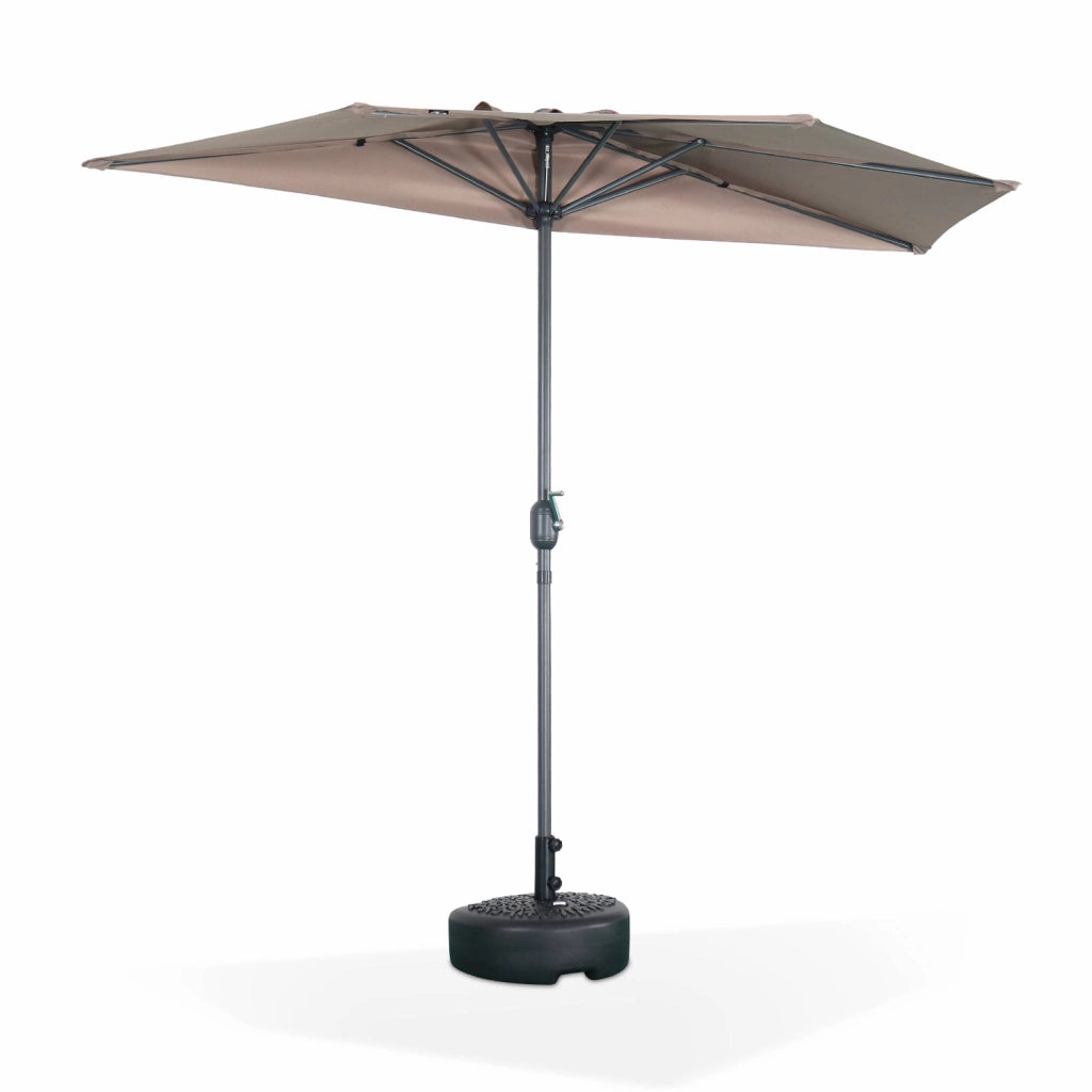 Mezzo ombrellone rotondo, ø2,5m, talpa