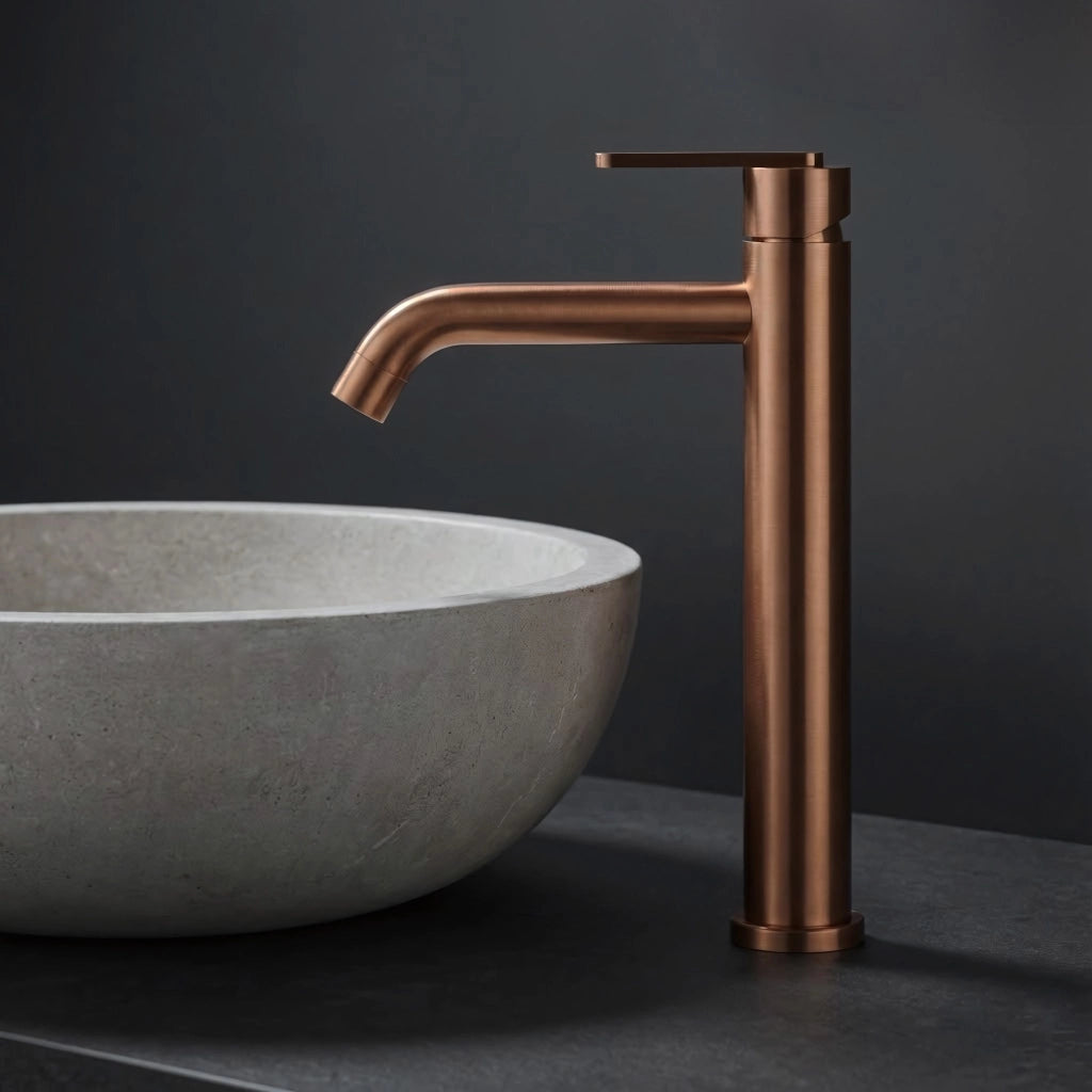 Rubinetto Da Bagno Rea Ontario Brush Copper