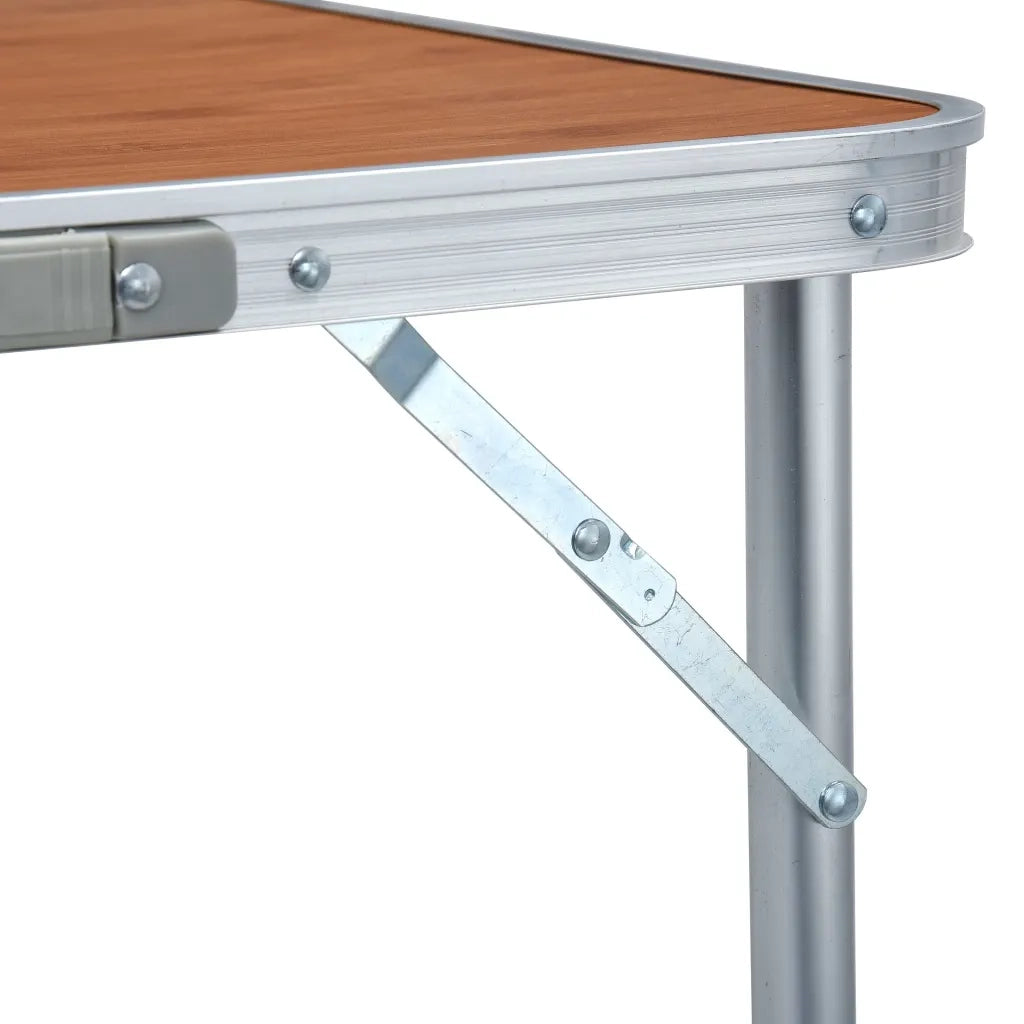 Tavolo da Campeggio Pieghevole in Alluminio 240x60 cm CFW7705786