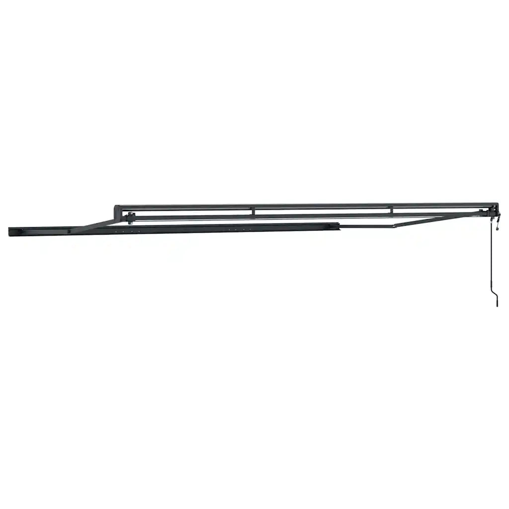 Tenda da Sole Antracite 4 × 3 m Metallo