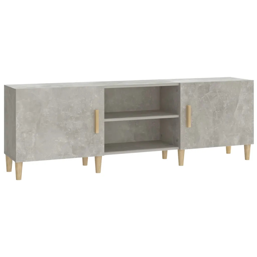 Mobile TV | Armadietto TV | Mobile Porta TV Grigio Cemento 150x30x50cm in Legno Multistrato