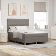 Letto a Sorgente LED con materasso Talpa 140 x 200 cm Tessuto