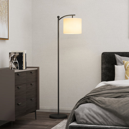 Lampada da Terra LED Dimmerabile con 5 Modalità Preimpostate 54,3x30,6x159,6 cm con Telecomando e Timer 60 Minuti in