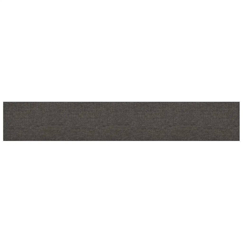 Testiera | Testata da Parete 12 pcs Grigio scuro 90 x 15 cm Tessuto
