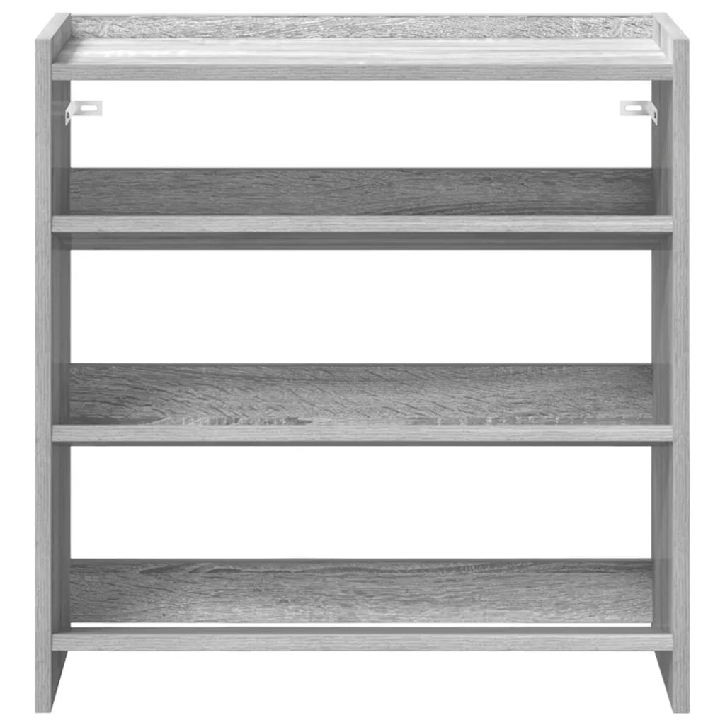 Scarpiera Grigio Sonoma 60x25x62 cm in Legno Multistrato