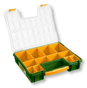 Valigetta Porta Minuterie in Plastica 13.5" con 12 Contenitori Removibili