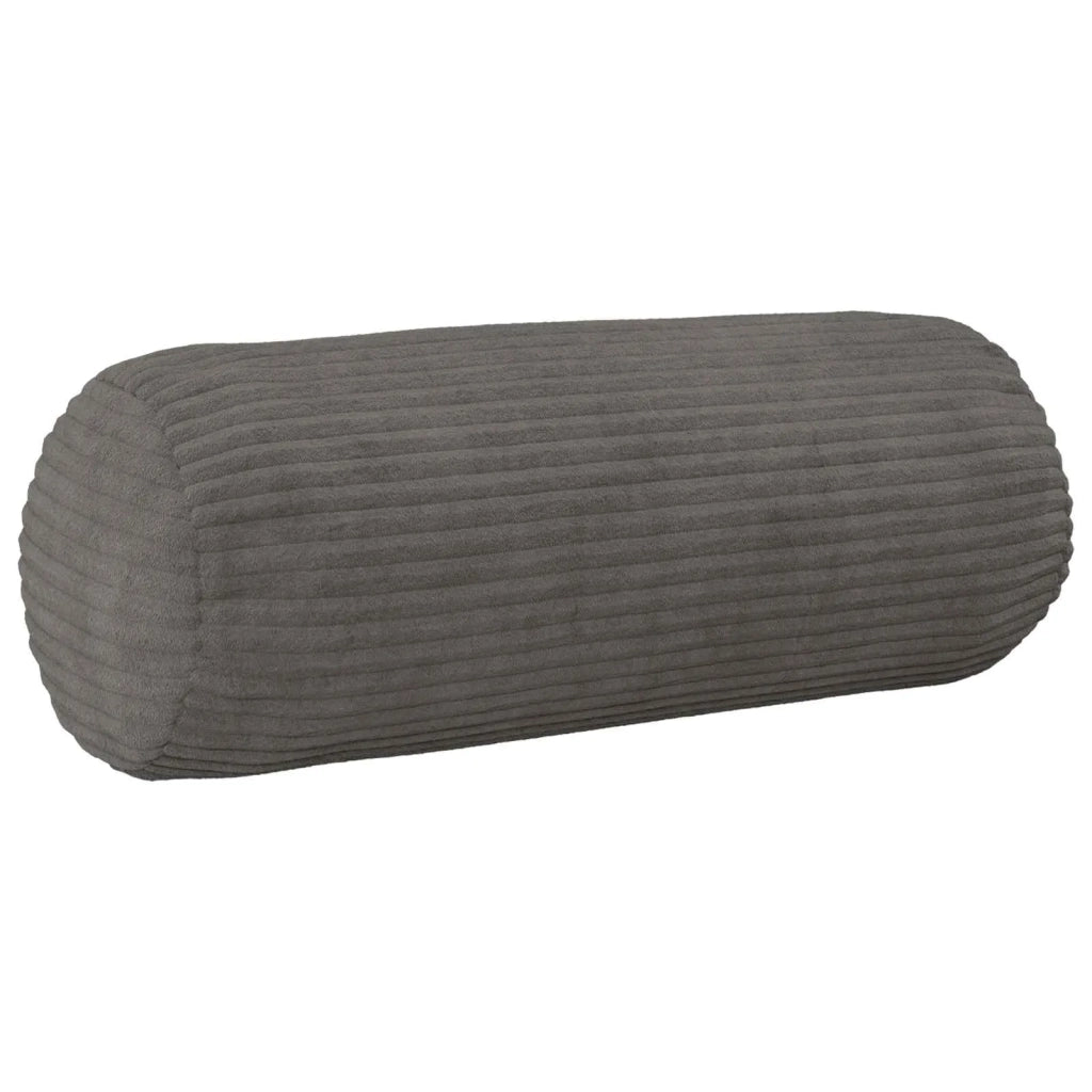 Federa 2 pcs HEERLEN Grigio Scuro Ø 15 x 40 cm corduroy 923243
