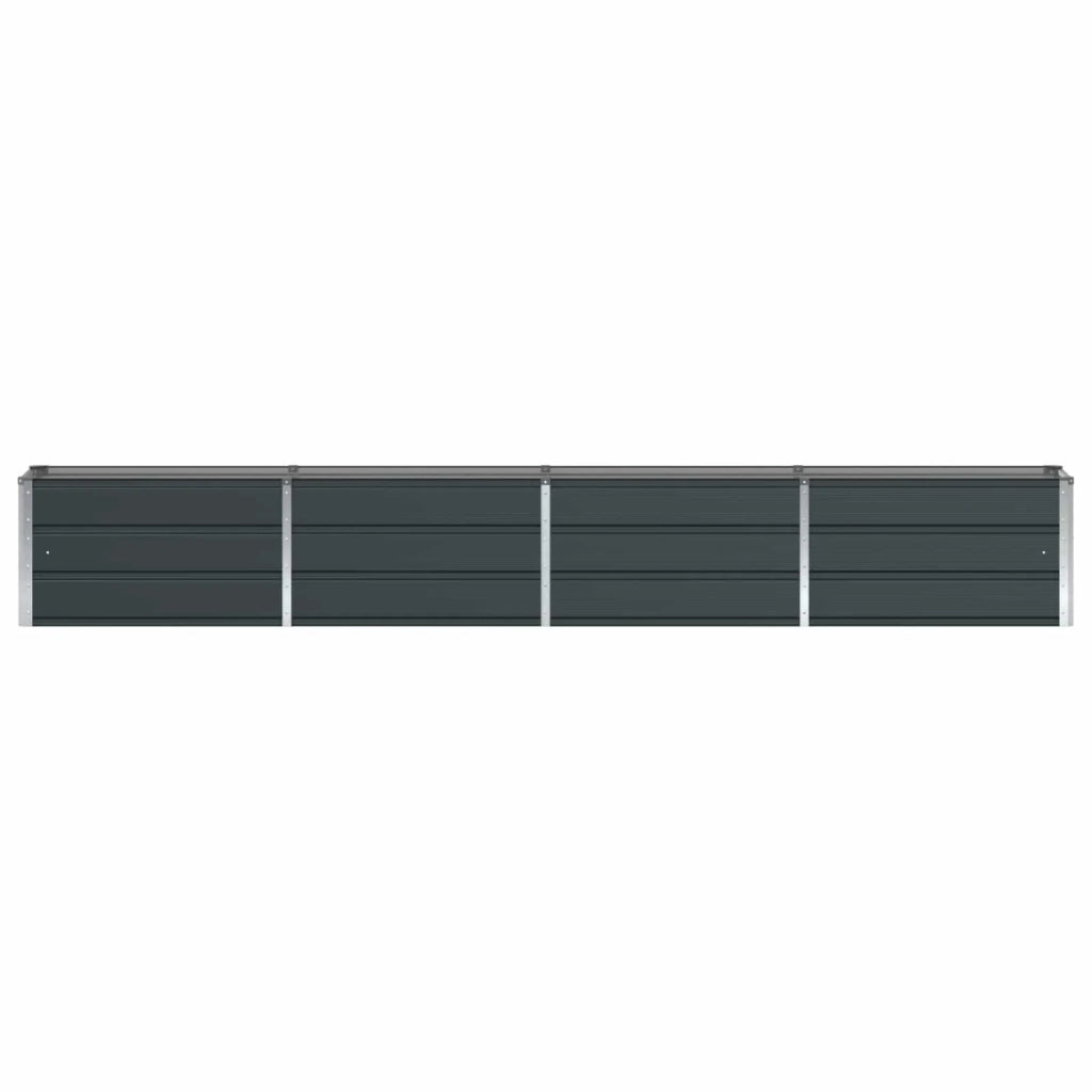 Fioriera di design moderna e versatile 320 x 40 x 45 cm in acciaio antracite 02_0059223