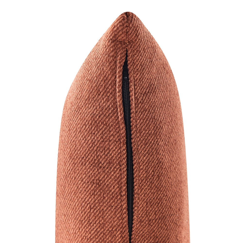 Poltrona Arancione Poliestere Struttura in legno con intreccio in rattan Gambe in legno Tappi delle gambe in plastica con cuscino Stile tradizionale Soggiorno Camera da letto