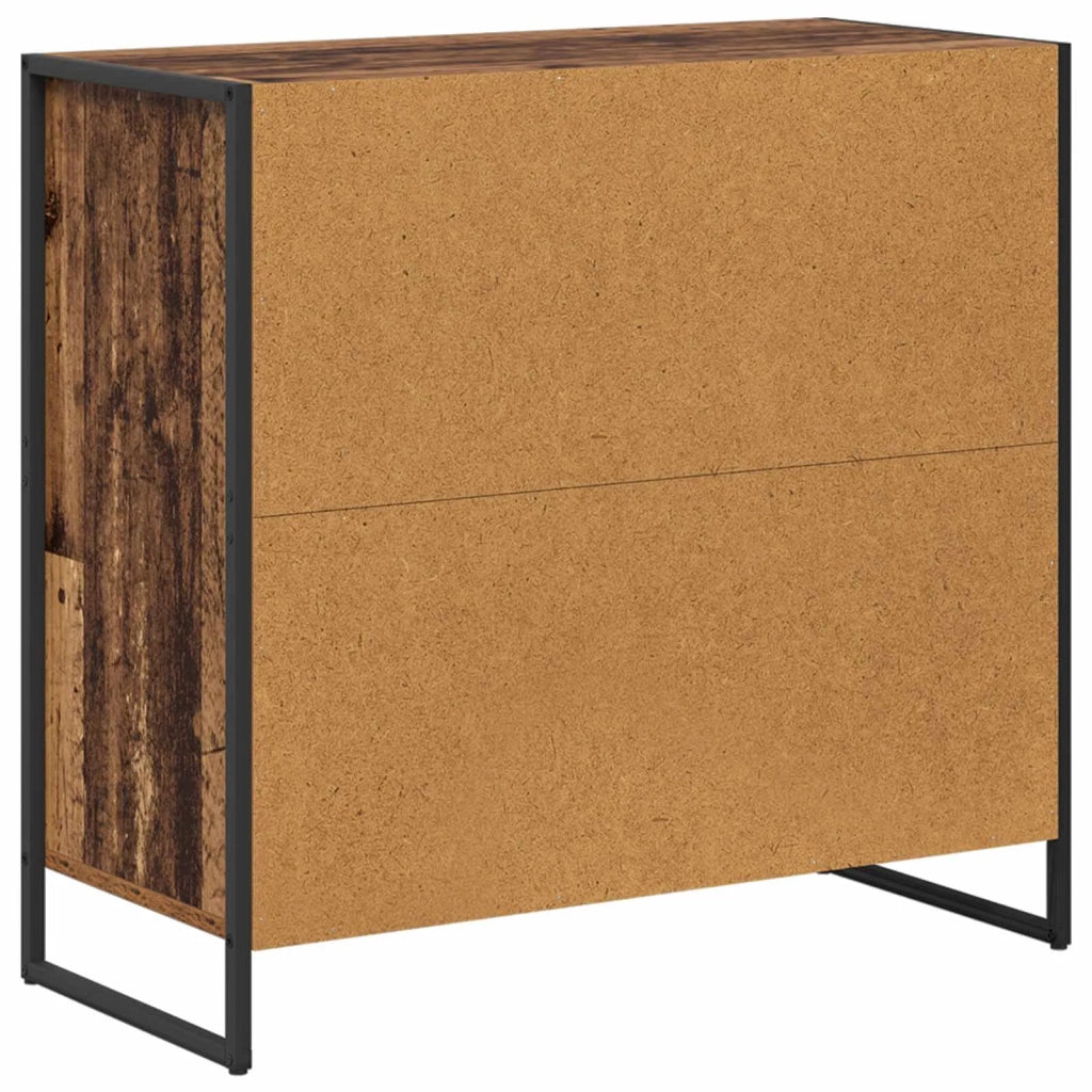Credenza | Madia | Buffet da pranzo | Armadio da pranzo Legno vecchio 79 x 36 x 75.5 cm Legno multistrato
