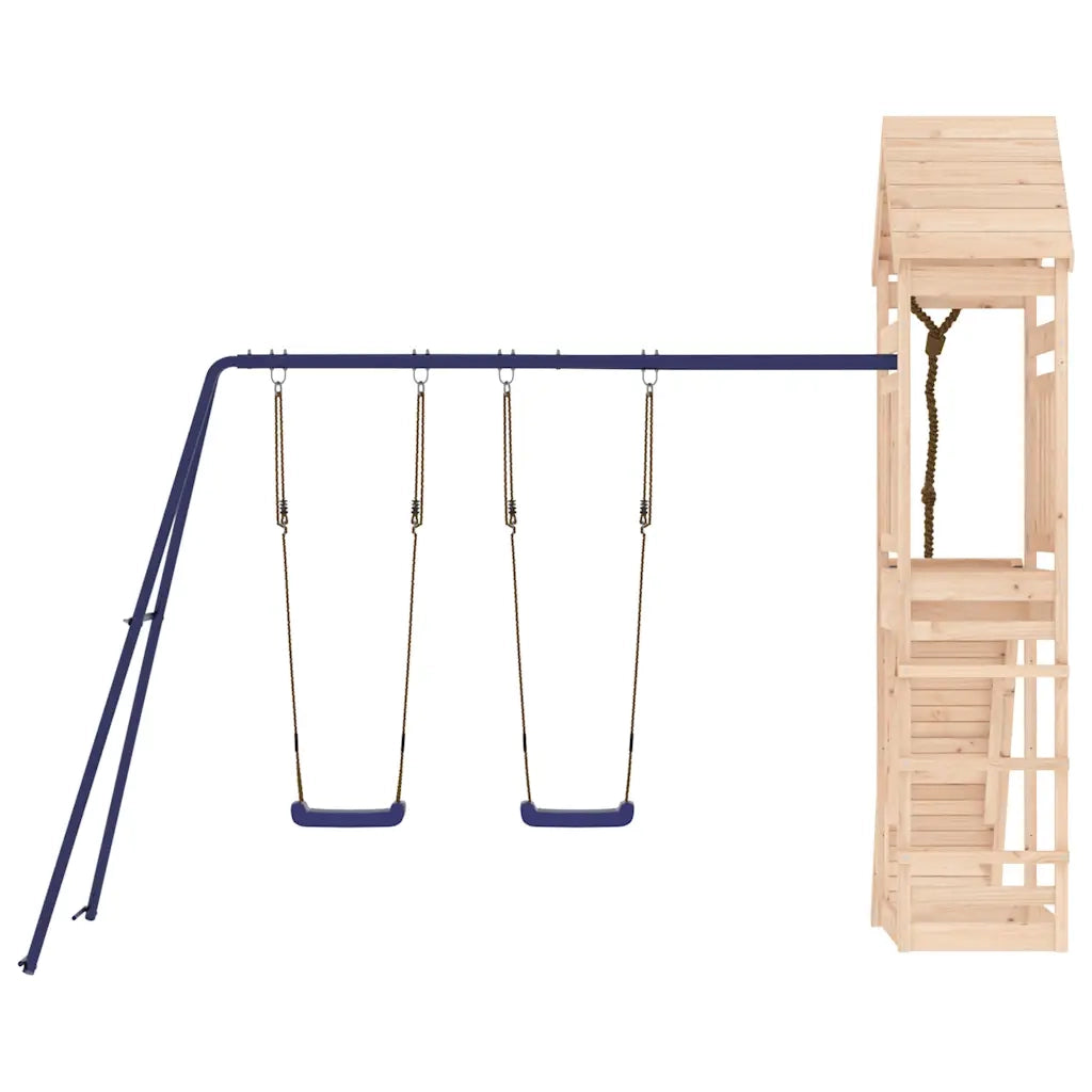 Set da Gioco da Esterno in Legno Massello di Pino 3156904