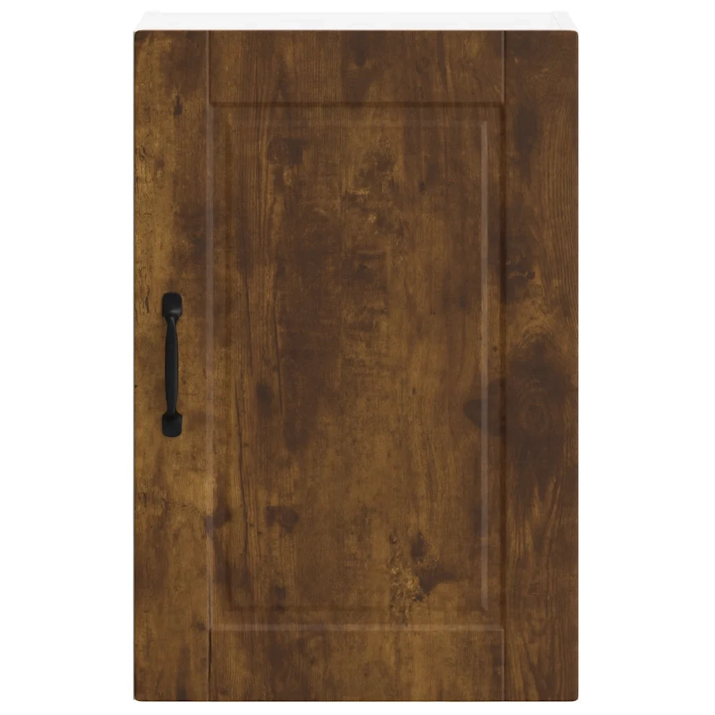 Pensile da Cucina-Mobile Cucina da Parete Porto Rovere Fumo in Legno Multistrato 849899