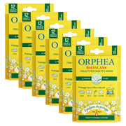 Orphea Salvalana Foglietti Cassetti e Armadi, Agisce per 12 Settimane, 6 x 12 Foglietti, Fiori