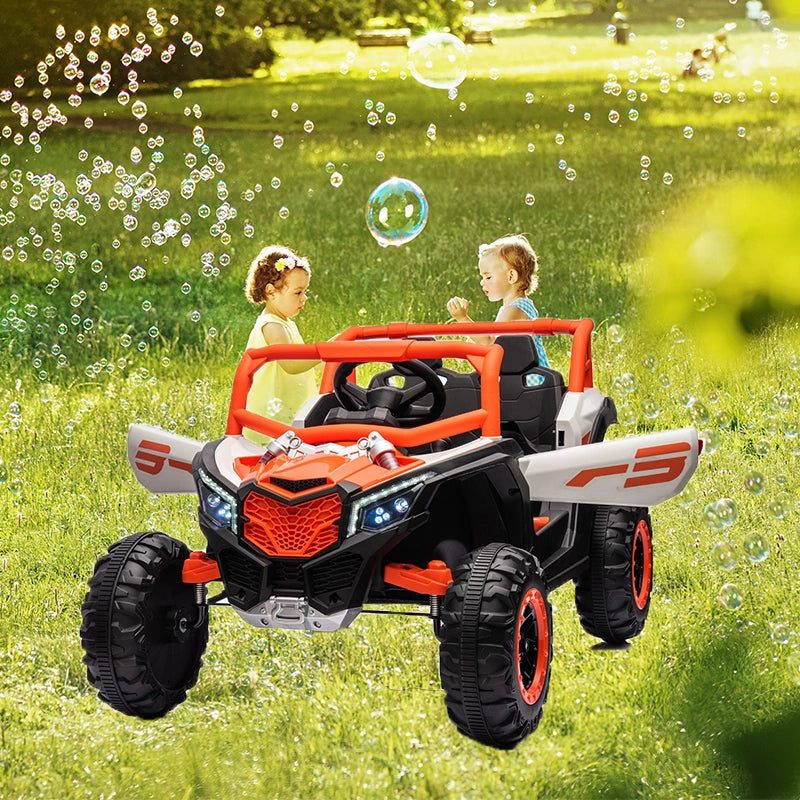 Auto elettrica per bambini ¨C Xylo ¨C 2 posti, telecomando, verde