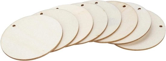Orecchini in legno da appendere Accessori DIY per gioielli in stile semplice - 50 pezzi.