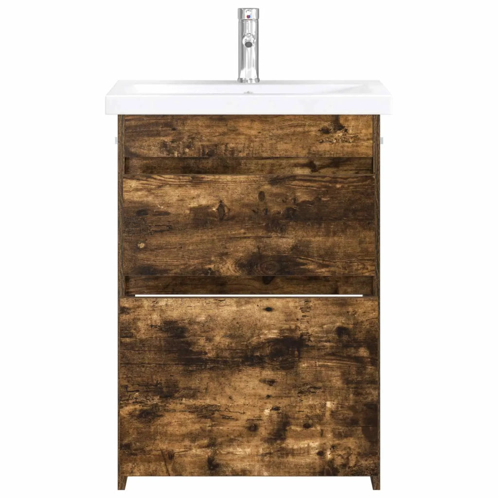 Set di mobili per il bagno Rovere Fumo 61 x 40 x 84,5 cm 3404262