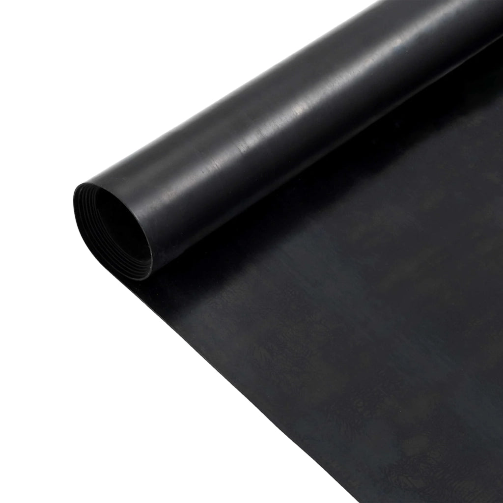 Tappeto per pavimento Nero 1,2 x 5 m Gomma
