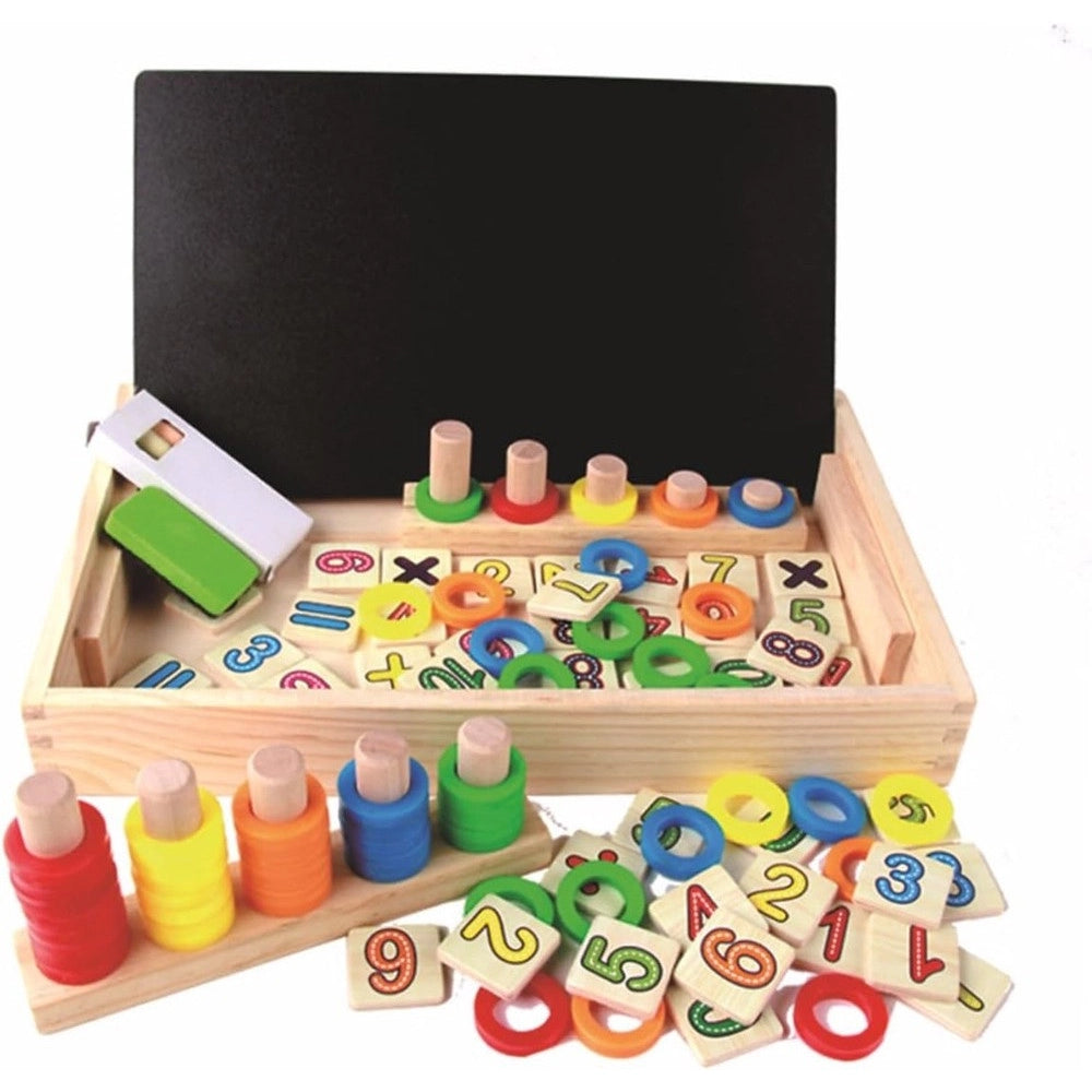 Trade Shop - Scatola Giocattoli Educativi Di Conteggio Giocattolo Per Bambini Multifunzione -