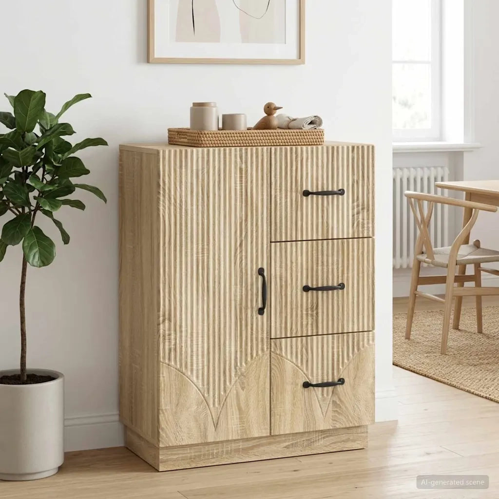 Credenza Rovere Sonoma 66 x 34,5 x 87 cm Legno ingegnerizzato 895317