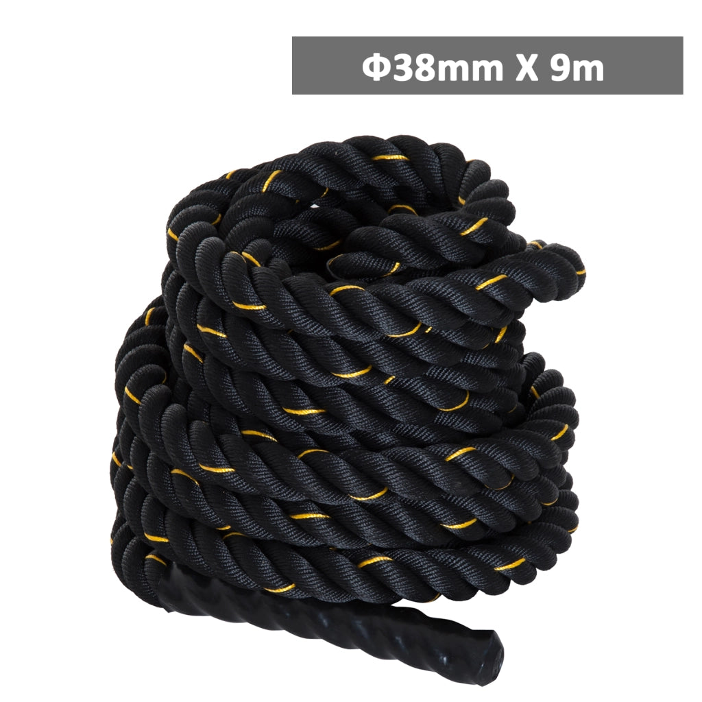 Corda Battle Rope ¨C Xylo ¨C ?38mm 9m Poliestere Nero Allenamento Fitness