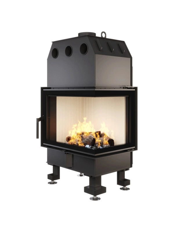 Caminetto ad angolo Inserto Apertura destra Energy 65x50x47 (14,5 kW) ECO