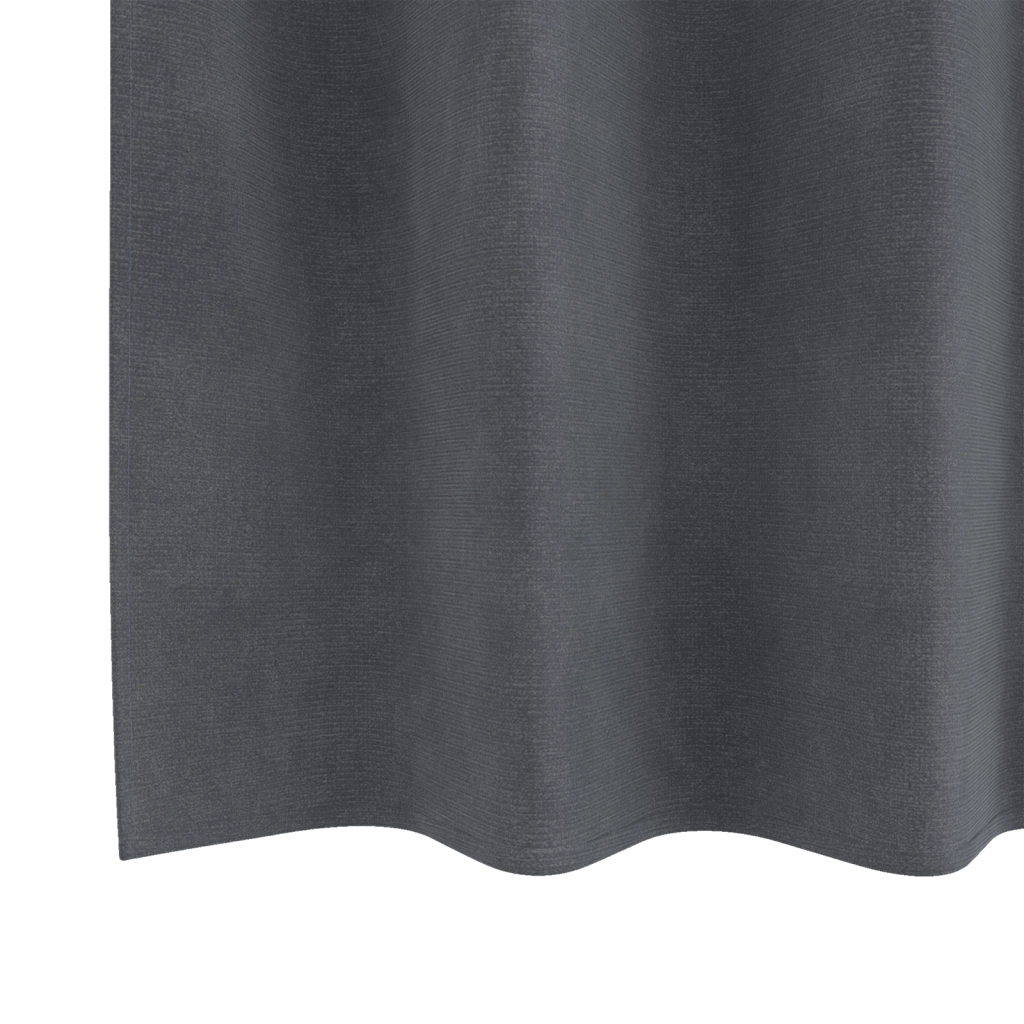 Tende Blackout  con occhielli 2 pezzi in velluto grigio super chiaro
