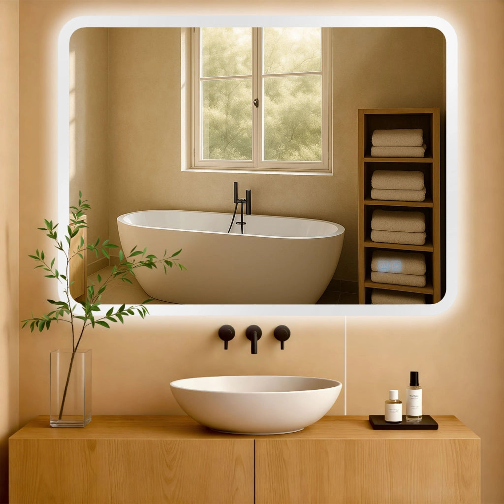 Specchio da bagno Jericho 70x100 senza Bluetooth