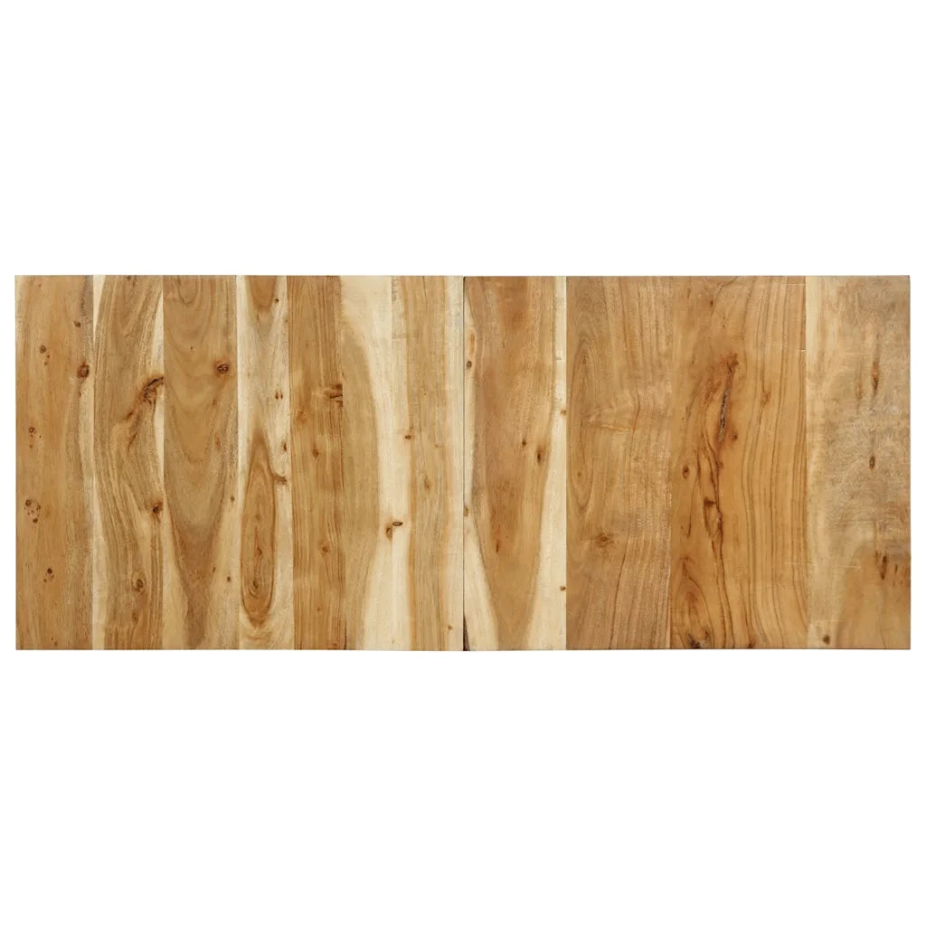 Testiera 120 cm in Legno Massello di Acacia