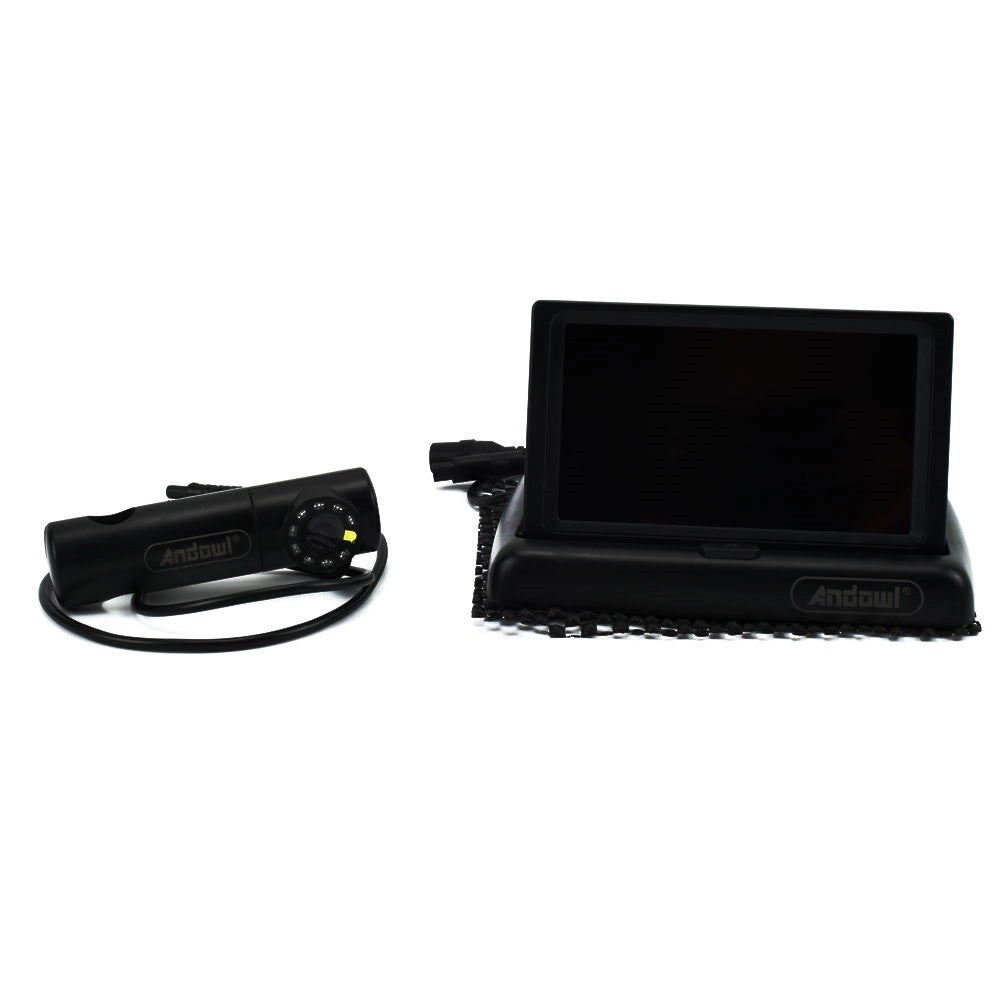 Trade Shop - Baby Monitor Di Sicurezza Lcd Full Hd 1080p Q-ca805 Da 4,5" Per Cruscotto Auto -