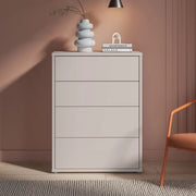 Cassettiera Medea 4 cassetti cashmere 75x35x99 – Stile e funzionalità