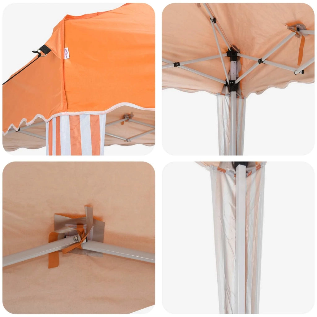 Tenda per feste a pop-up 288 x 288 x 245 cm Arancione